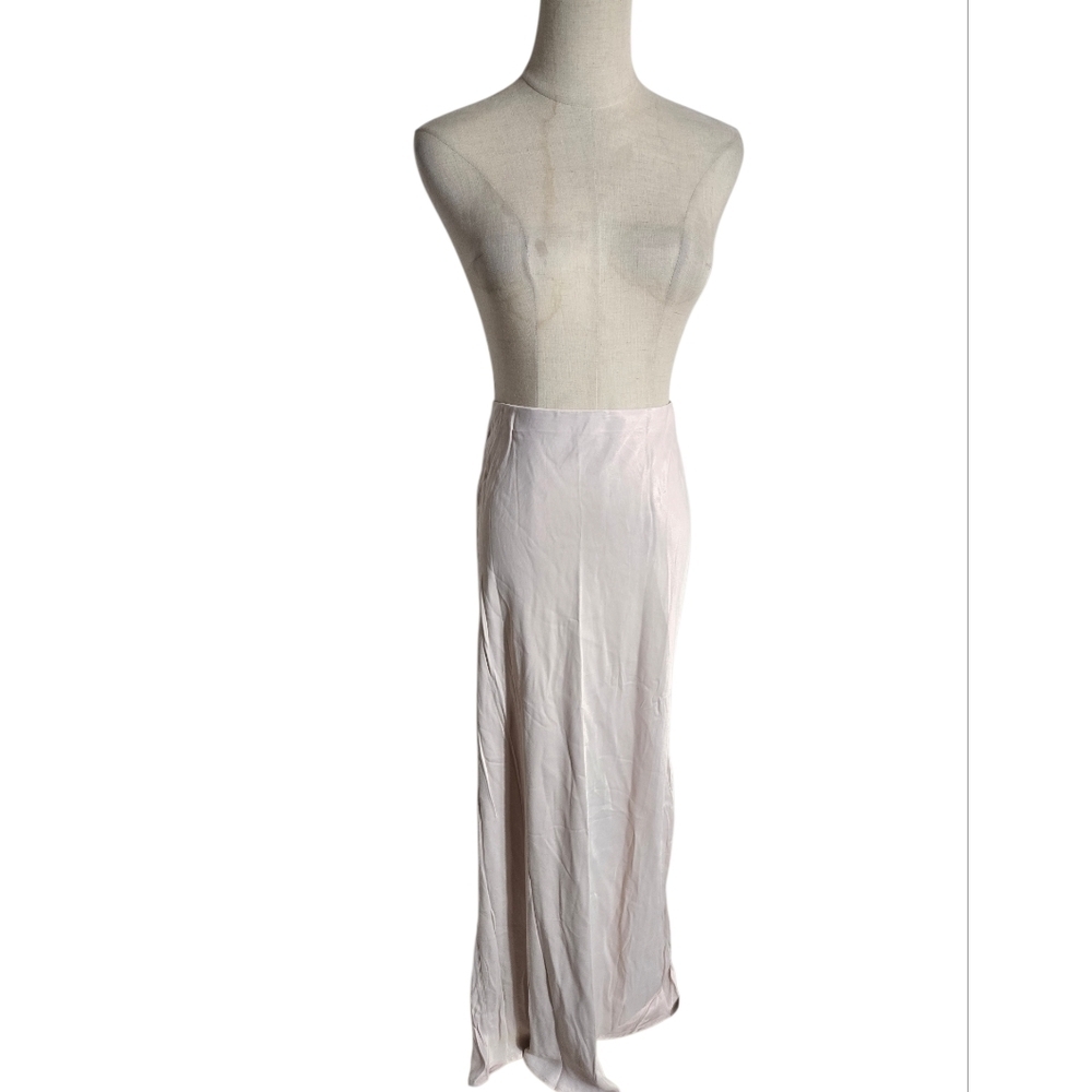 Anthropologie Champagnr Light Pink Maxi Skirt NWT